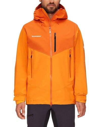 Mammut Kento Hs Hooded Jacket - Orange