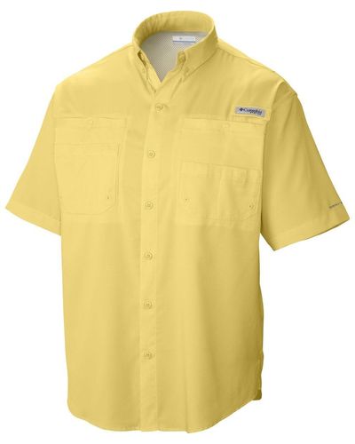 Columbia Tamiami Ii Short-Sleeve Shirt - Yellow