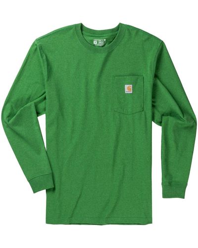 Carhartt Workwear Pocket Long-Sleeve T-Shirt - Green