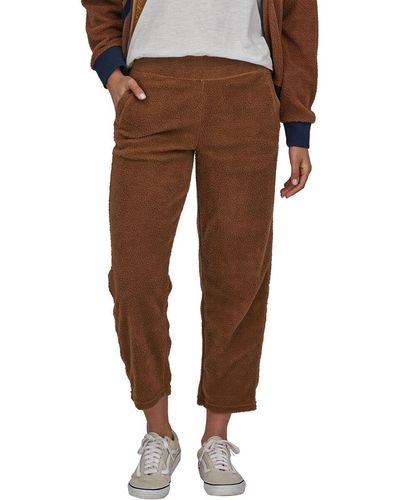 Patagonia Shearling Crop Pant - Brown