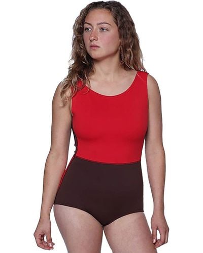 Seea Lido One-Piece Swimsuit - Red