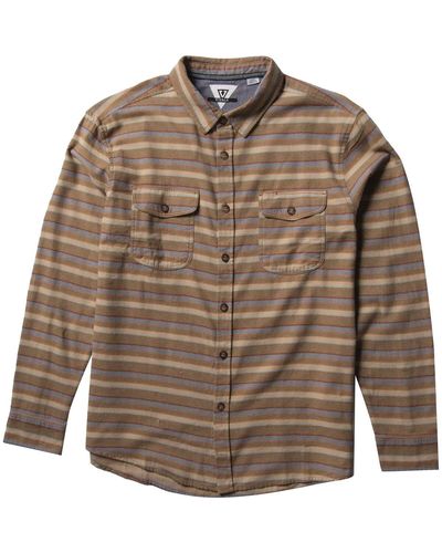 Vissla Central Coast Flannel Shirt - Brown