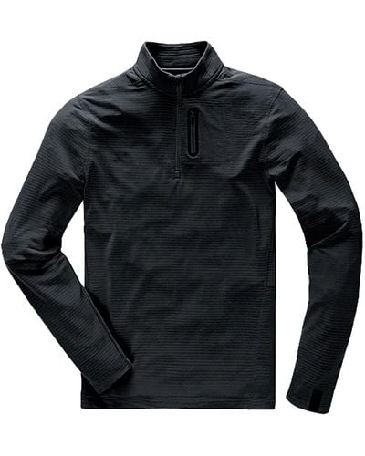 Ten Thousand Over Zip Midlayer Fleece Jacket - Black