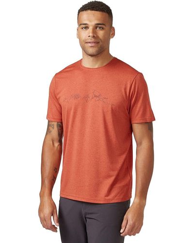 Rab Mantle Tessalate T-Shirt - Red