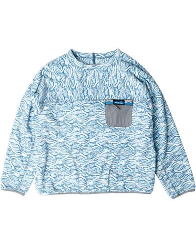 Kavu Kelowna Pullover Sweatshirt - Blue