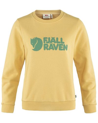 Fjallraven Logo Sweater - Yellow
