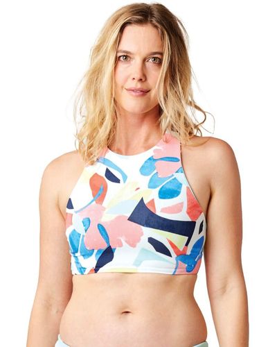 Carve Designs Sanitas Reversible Bikini Top - Blue