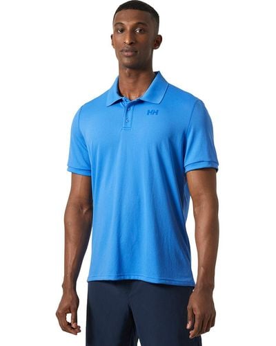 Helly Hansen Hh Lifa Active Solen Short-Sleeve Polo Shirt - Blue