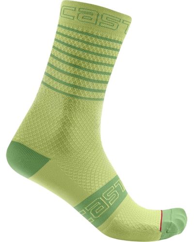 Castelli Superleggera 12 Sock - Green