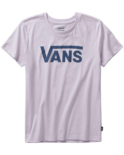 Vans Flying V Crew T-Shirt - Purple