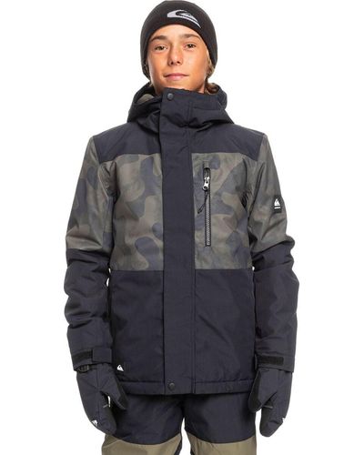 Quiksilver Mission Printed Block Jacket - Gray