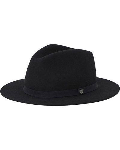 Brixton Messer Packable Fedora - Black