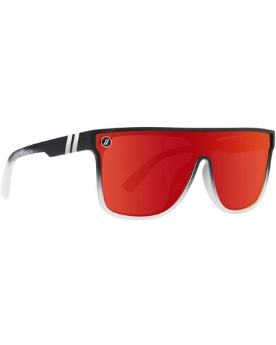 Blenders Eyewear Sci Fi Polarized Sunglasses Explosion - Red
