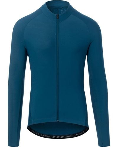 Giro Chrono Thermal Long-Sleeve Jersey - Blue