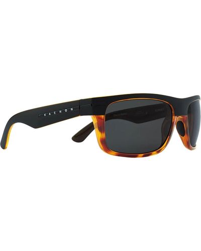 Kaenon Burnet Ultra Polarized Sunglasses Matte Tortoise/Ultra 12 - Black