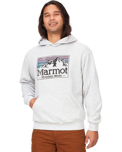 Marmot Mmw Gradient Hoodie - White