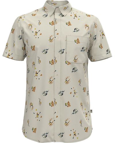 The North Face Short Sleeve Baytrail Pattern Shirt - White