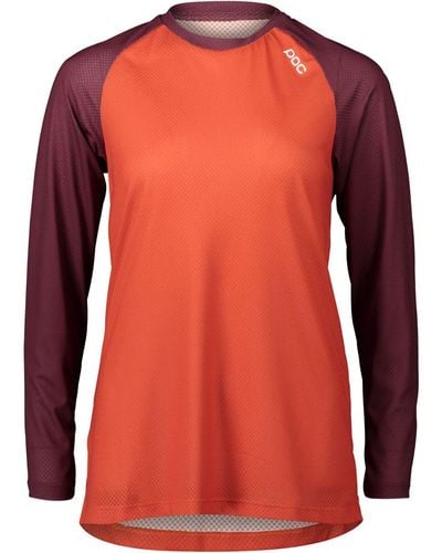 Poc Mtb Pure Long-Sleeve Jersey - Red