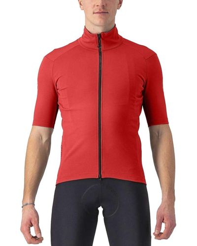 Castelli Perfetto Ros 2 Wind Short-Sleeve Jersey - Red