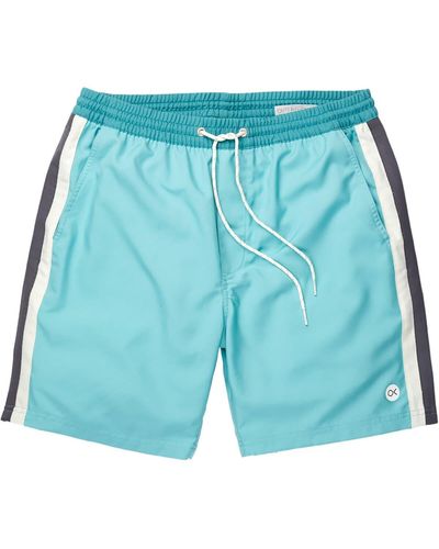 Outerknown Nostalgic Volley Swim Trunk - Blue
