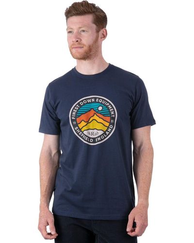Rab Stance 3 Peaks T-Shirt - Blue