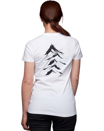 Black Diamond Diamond Peaks Short-Sleeve T-Shirt - White