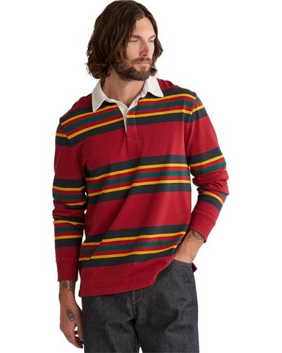 Pendleton Decker Rugby Stripe Shirt - Red