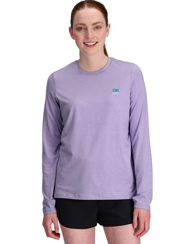 Outdoor Research Activeice Spectrum Sun Long-Sleeve T-Shirt - Purple