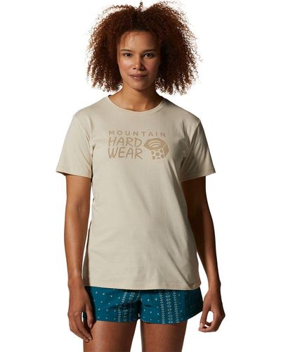 Mountain Hardwear Mhw Logo Short-Sleeve T-Shirt - Natural