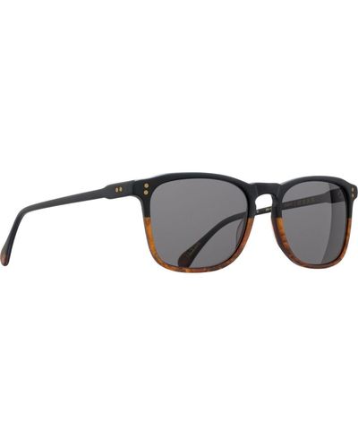 Raen Wiley Polarized Sunglasses Burlwood/ Polarized - Black