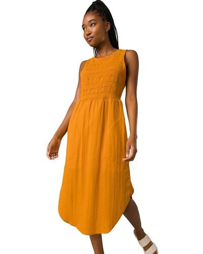 Prana Seakissed Dress - Orange