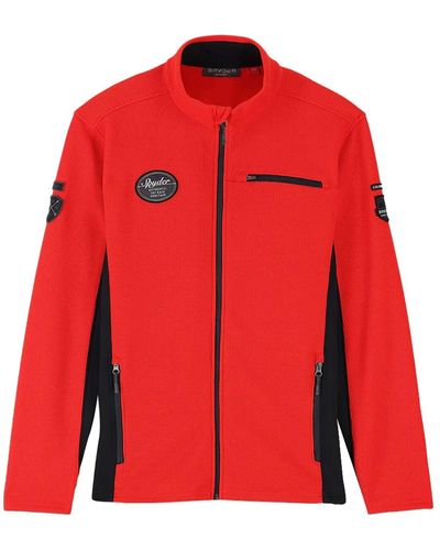 Spyder Bandit Wengen Full-Zip Fleece Jacket - Red