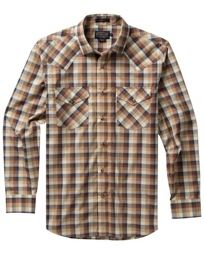 Pendleton Frontier Long-Sleeve Shirt - Brown