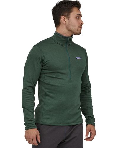 Patagonia R1 Daily Zip-Neck Top - Green