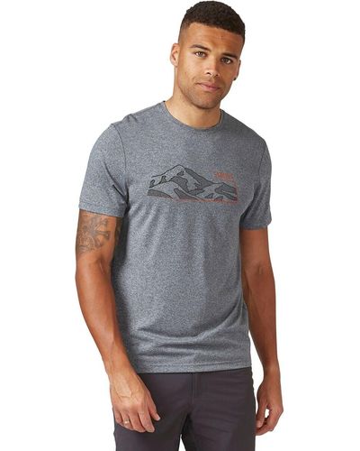 Rab Mantle Mountain T-Shirt - Gray