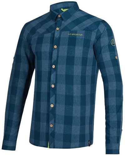 La Sportiva Andes Long-Sleeve Shirt - Blue