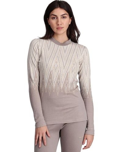 Kari Traa Juliane Wool Long-Sleeve Top - Gray