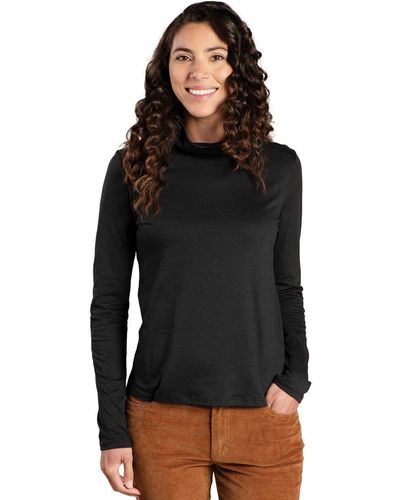 Toad&Co Maisey T-Neck Top - Black