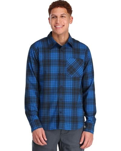 Outdoor Research Kulshan Flannel Shirt - Blue