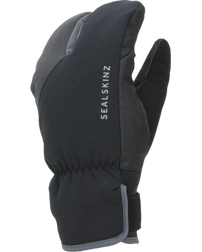 SealSkinz Barwick Wp Extreme Cold Weather Cycle Split Finger Glove - Black
