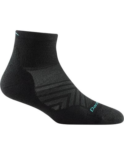 Darn Tough Run 1/4 Ultra-lightweight Cushion Sock - Black