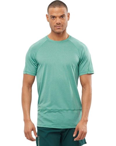 Salomon Cross Run Short-Sleeve T-Shirt - Green