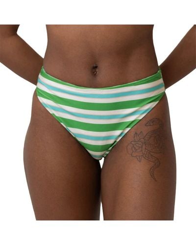Nani Swimwear Reversible High Leg Bikini Bottom - Green