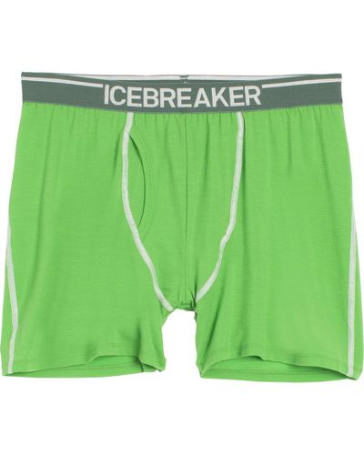 Icebreaker Anatomica Boxer + Fly - Green