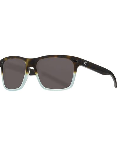 Costa Aransas 580G Polarized Sunglasses Matte Tide Pool Frame - Brown