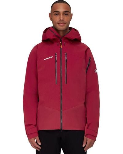 Mammut Taiss Pro Hs Hooded Jacket - Red