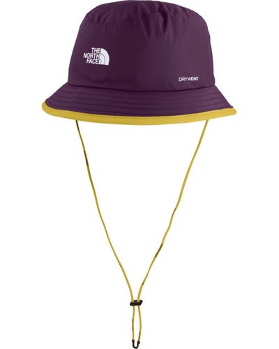 The North Face Antora Rain Bucket Hat Currant/ Silt - Purple