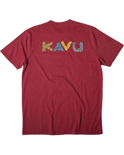 Kavu Doodle Days T-Shirt - Red