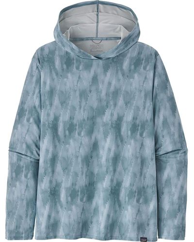 Patagonia Cap Cool Daily Graphic Relaxed Hoody Shirt - Blue