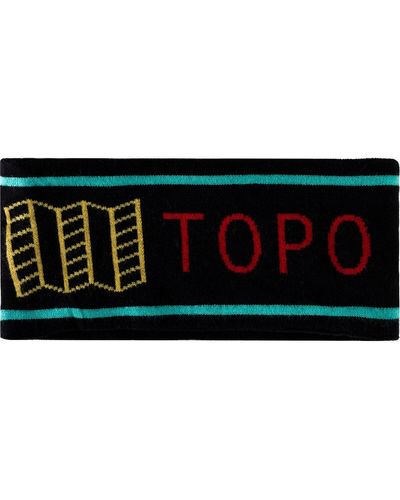 Topo Knit Headband - Black